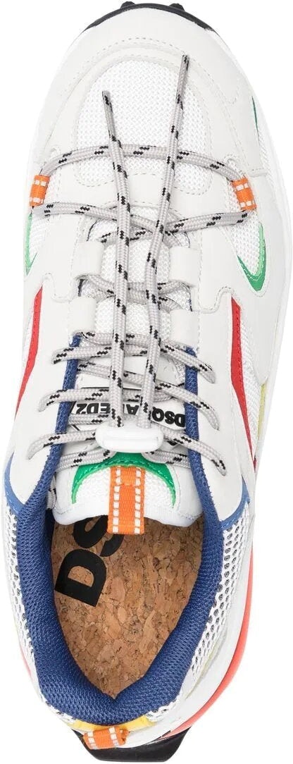 White Dsquared2 Bubble Sneakers - Top Side