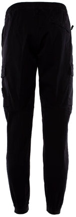 Navy blue STONE ISLAND COMPASS-PATCH CARGO TROUSERS