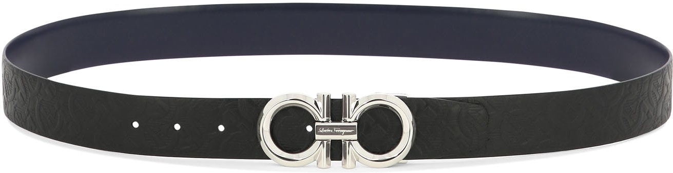Ferragamo Reversible and Adjustable Belt Black/Black / 38