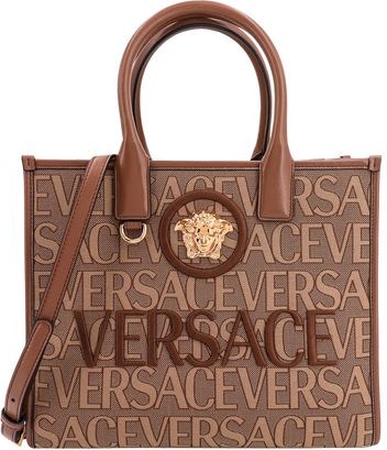 Totes bags Versace - All-over logo-print bag - 10047411A065442P30V