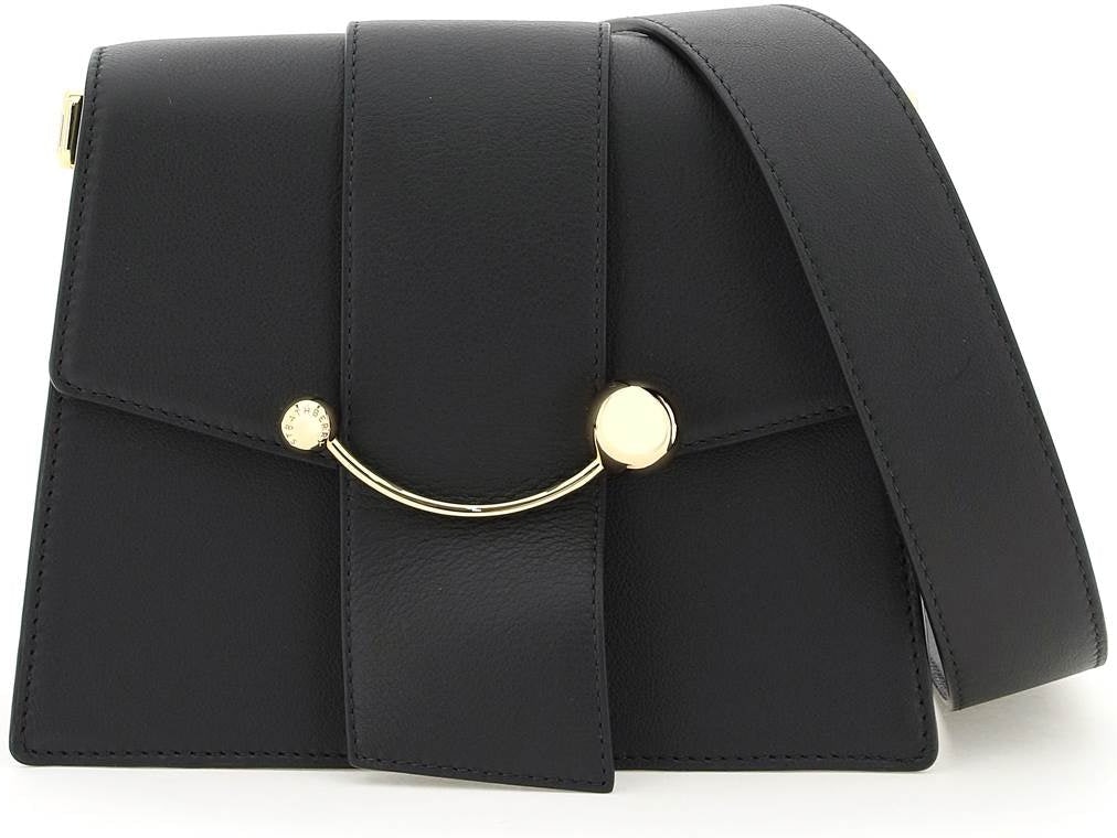 Strathberry - Box Crescent - Leather Shoulder Bag - Tan