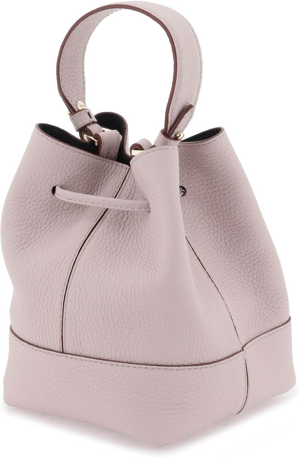 Strathberry - Lana Osette - Leather Mini Bucket Bag - White