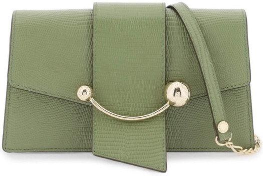 Strathberry Mini Bag Crescent Bag in Green