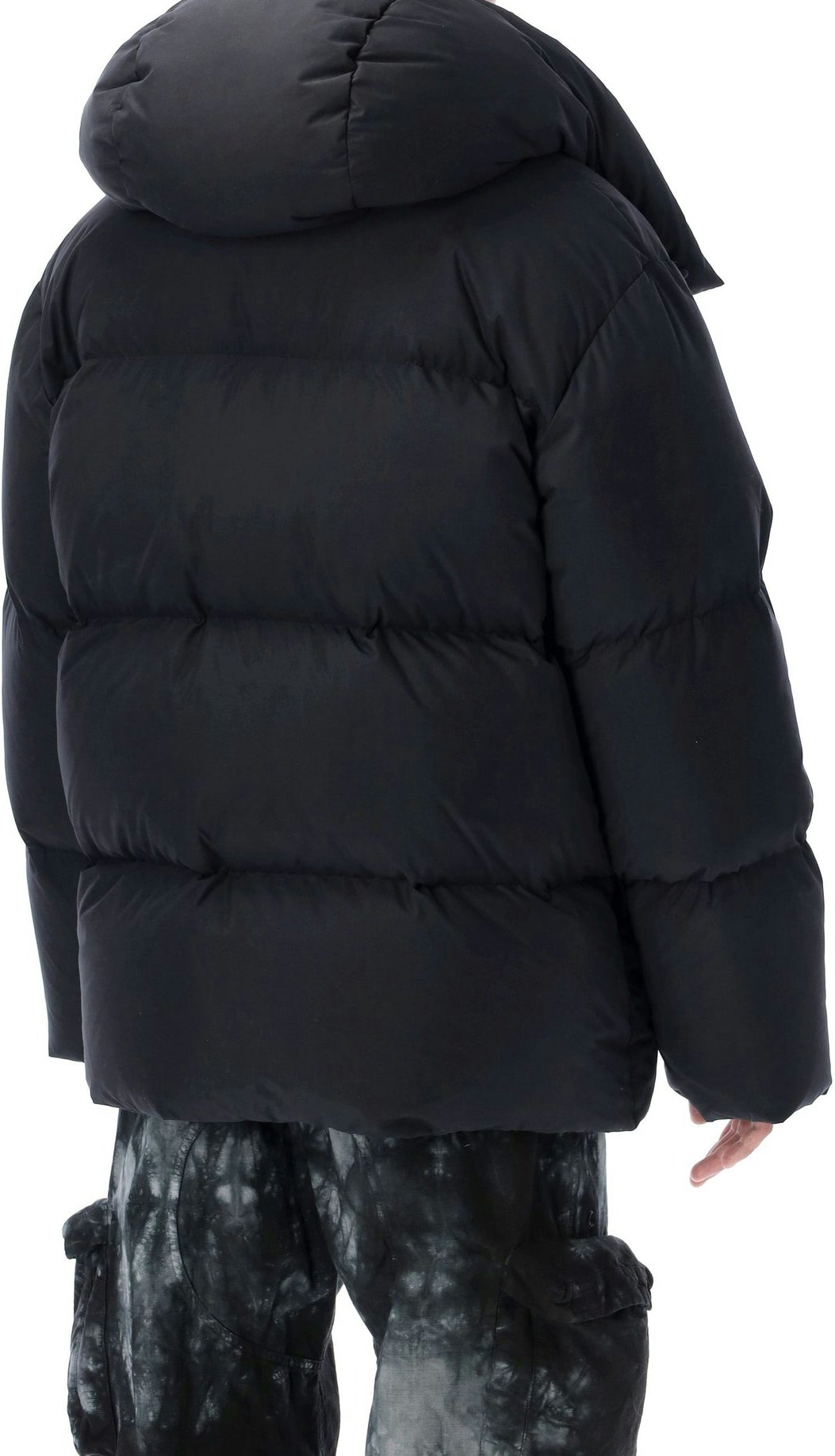 1001 OFF-WHITE BOUNCE HOODED DOWN PUFFER