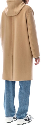 6200 OFF-WHITE TAGS CASHMERE HOODED COAT