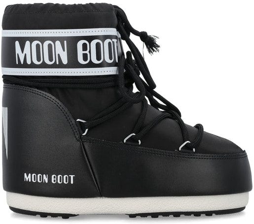 Moon Boot - Black Low Lace-Up Boots