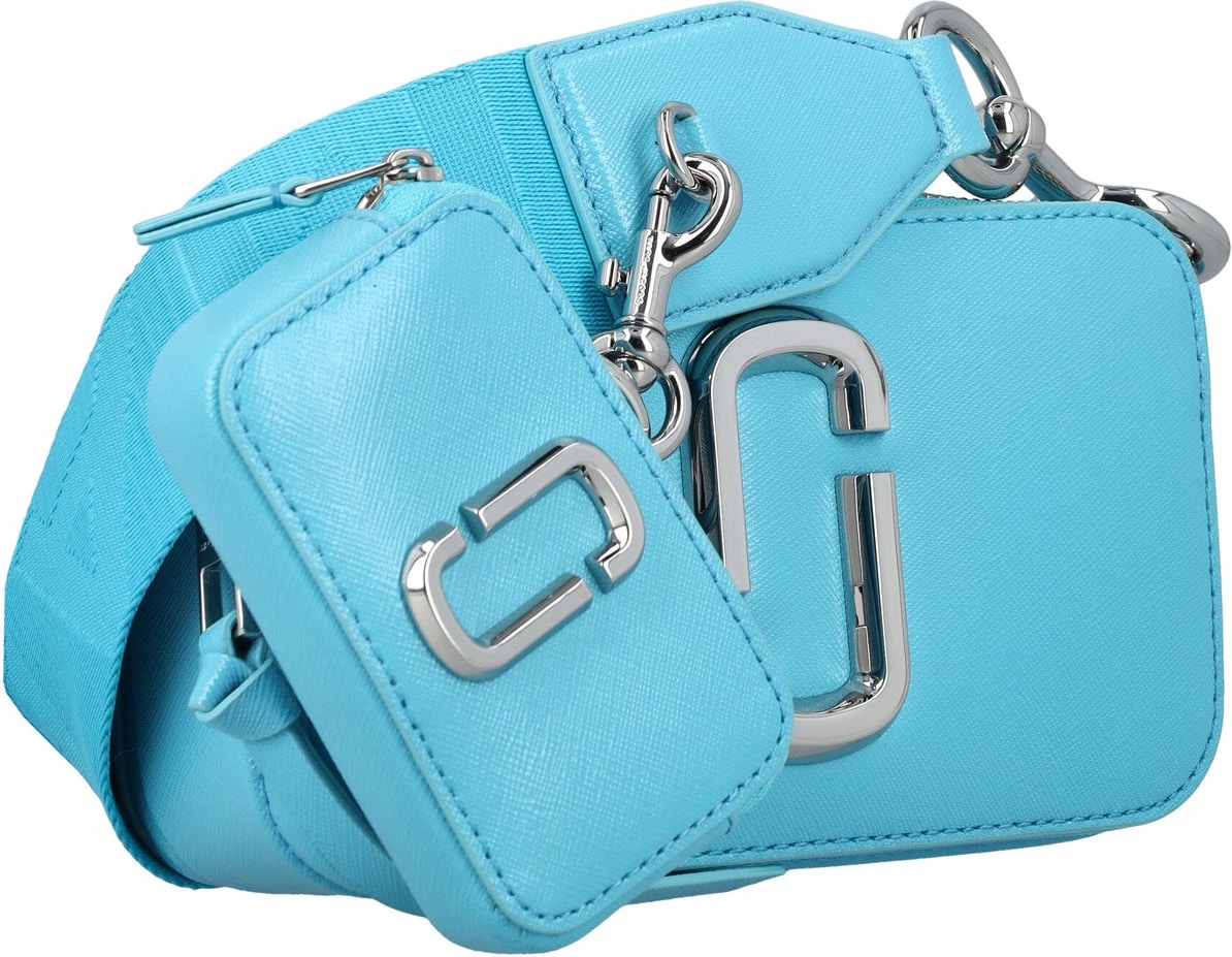 The Utility Snapshot Leather Camera Bag in Blue - Marc Jacobs
