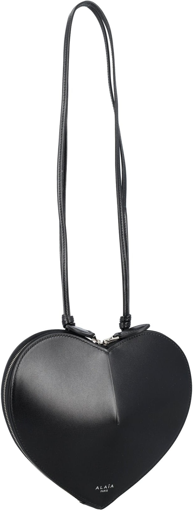 Le Coeur Leather Shoulder Bag in Black - Alaia