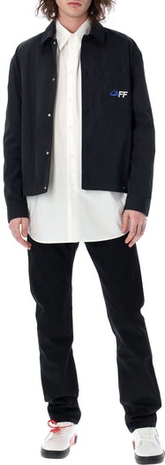 Off-White - Exact OPP Shirt Jacket, Men, Black