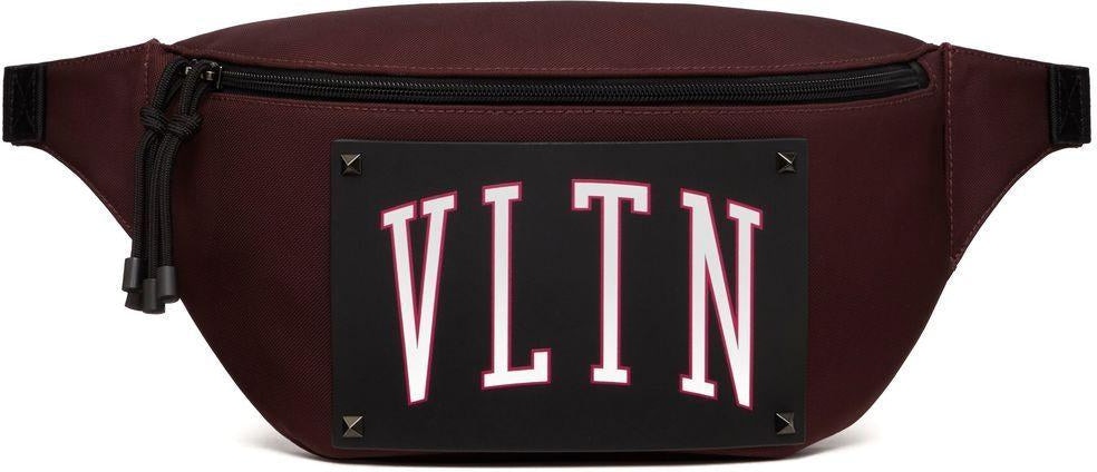 Small VLTN Shoulder Bag in Bordeaux Valentino