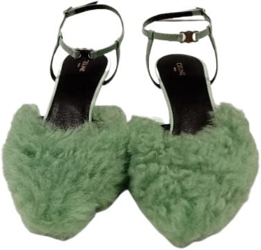 29WG CELINE Salon Zapatos for Green