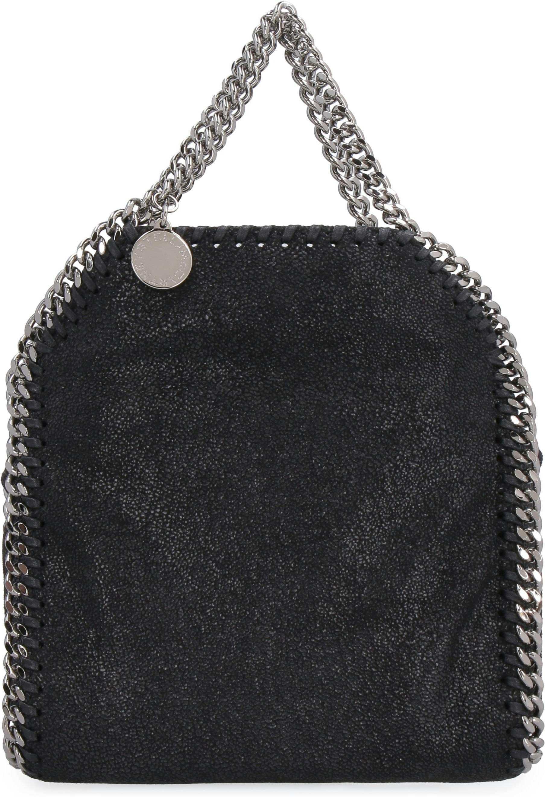 Authentic Stella McCartney Chain Edge Vegan Leather Crossbody Bag Black NEW