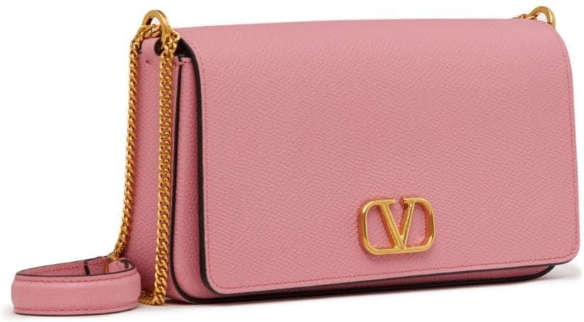 Valentino Garavani Vlogo Signature Shoulder Bag - Pink
