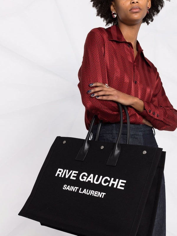 Saint Laurent Rive Gauche Small Mesh Tote Bag