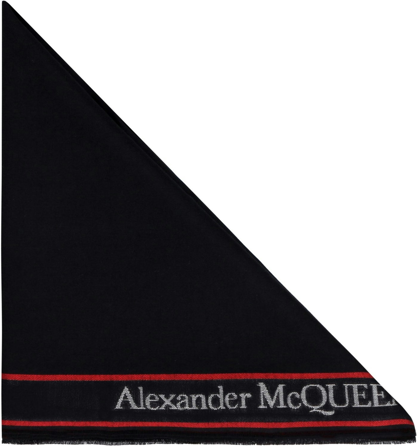 1074 ALEXANDER MCQUEEN WOOL AND SILK BLEND SCARF