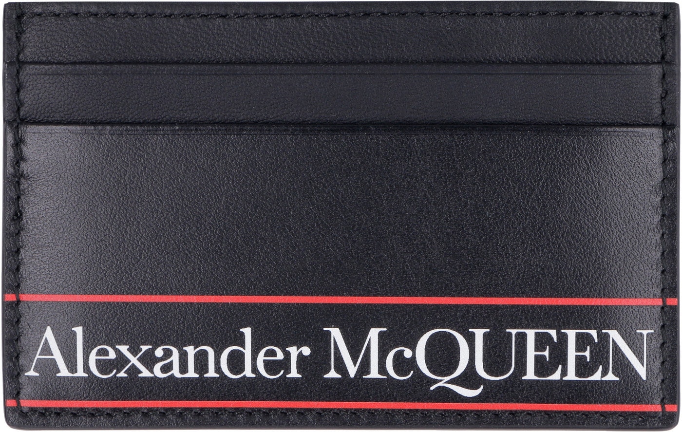 1092 ALEXANDER MCQUEEN LEATHER CARD HOLDER