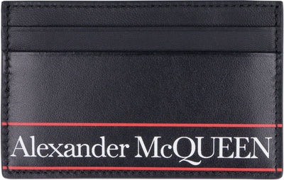 1092 ALEXANDER MCQUEEN LEATHER CARD HOLDER