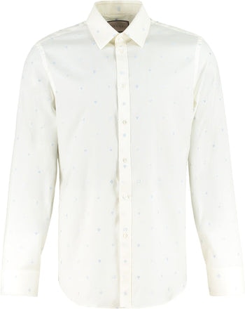 9011 GUCCI EMBROIDERED COTTON SHIRT