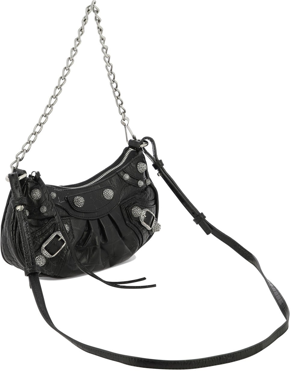 Balenciaga Le Cagole Mini Shoulder Bag - Black
