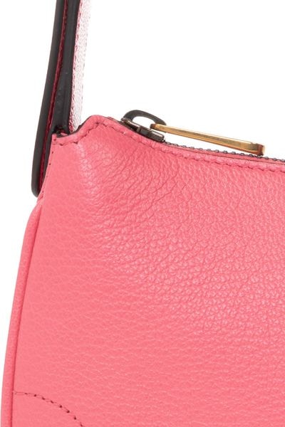 Gucci Aphrodite Small Leather Shoulder Bag - Pink
