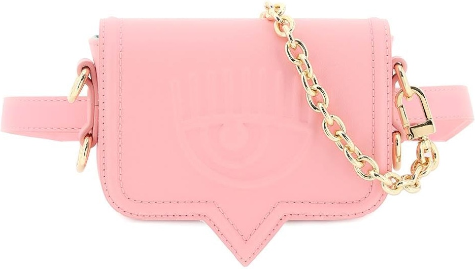 CHIARA FERRAGNI: Small Eyelike bag in synthetic leather - Pink