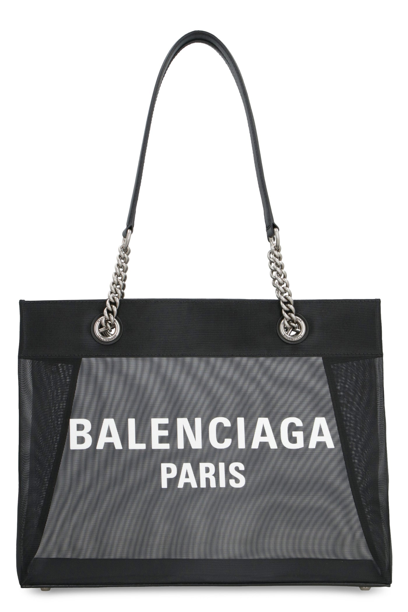 Balenciaga BrownBlack BB Monogram Coated Canvas Large Signature Tote Bag   Yoogis Closet