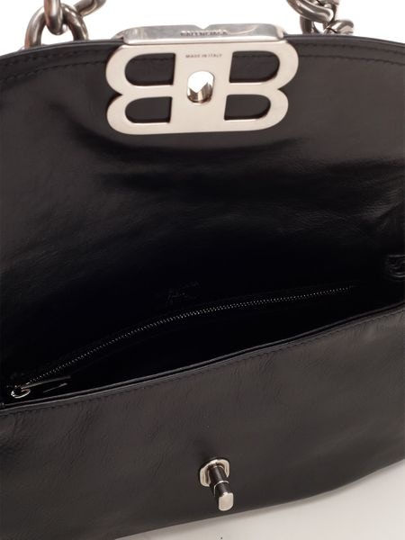 Balenciaga Flap Bb Soft Leather Crossbody Bag in Pink