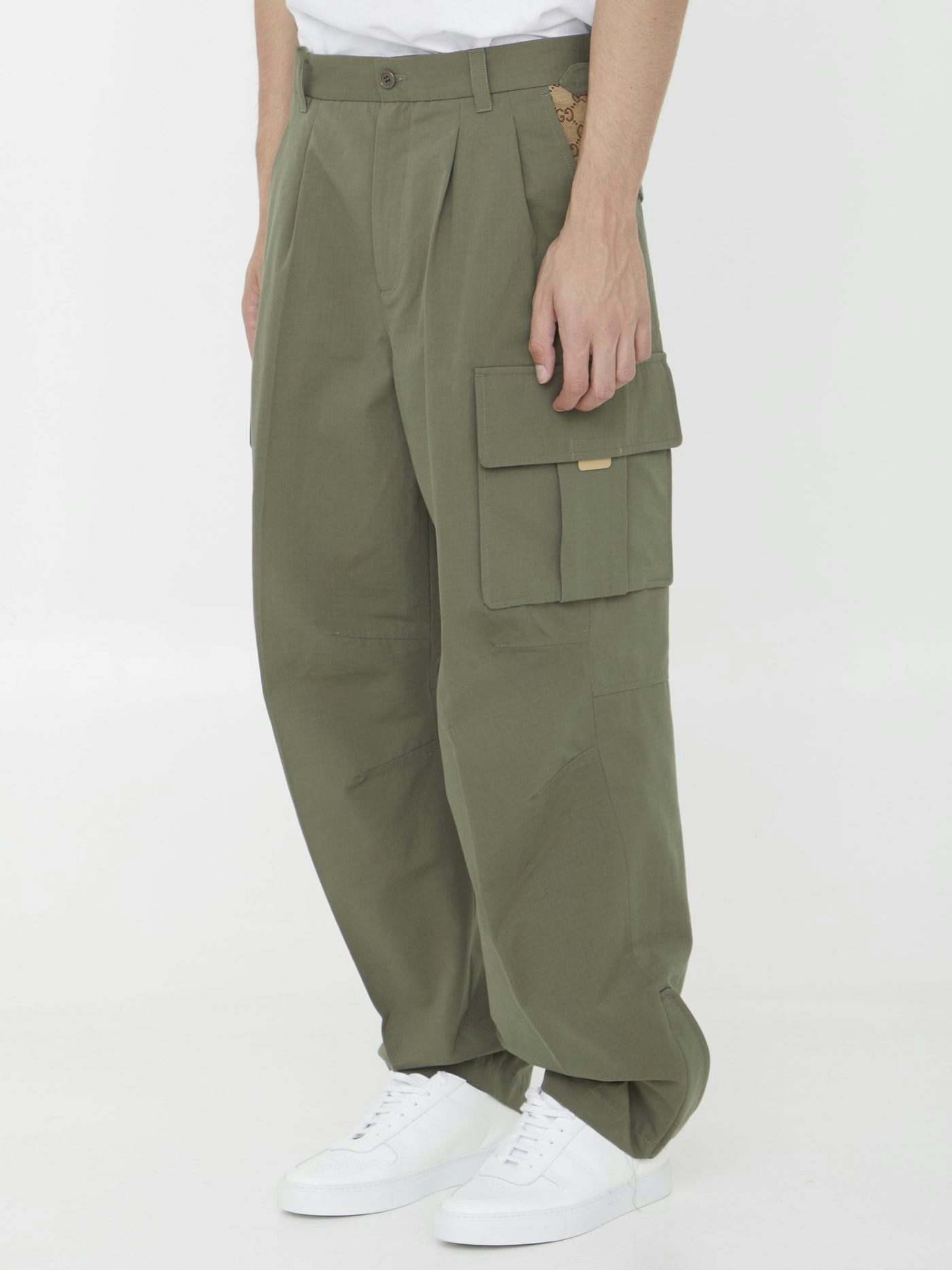 Gucci Cotton cargo-trousers - SKU 751436ZANW6_3550