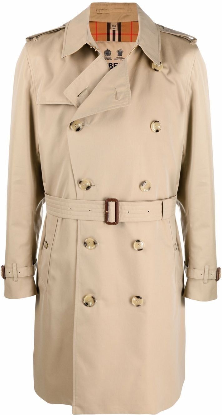 Burberry Kensington Heritage Belted Long Trench Coat
