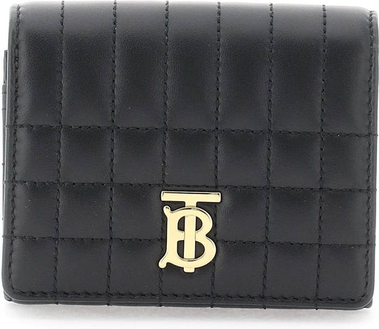 BURBERRY: Lola quilted nappa leather wallet - Black