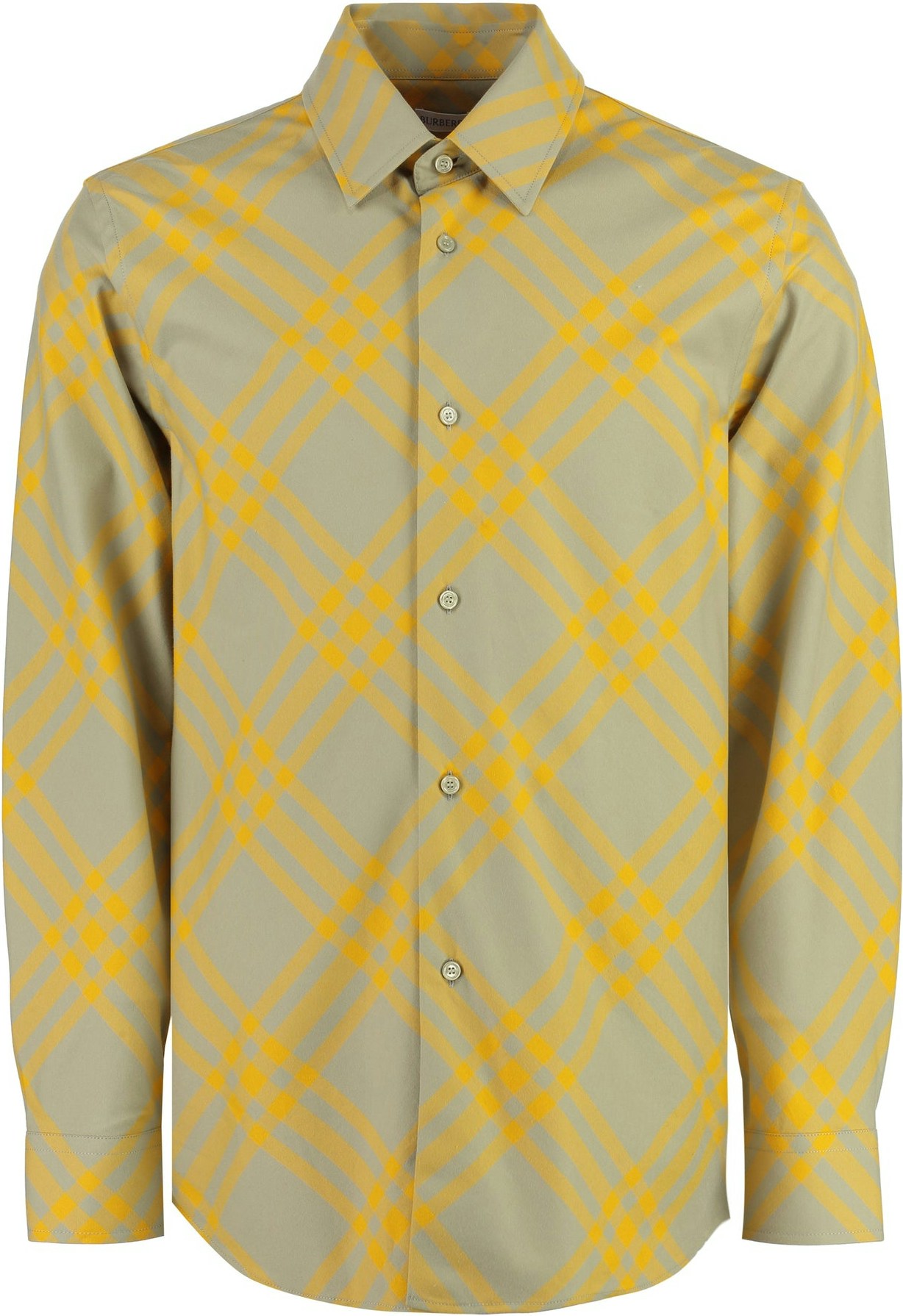 Checked Cotton Poplin Shirt in Multicoloured - Burberry
