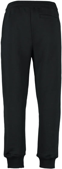 BLACK A-COLD-WALL STRETCH COTTON TRACK-PANTS