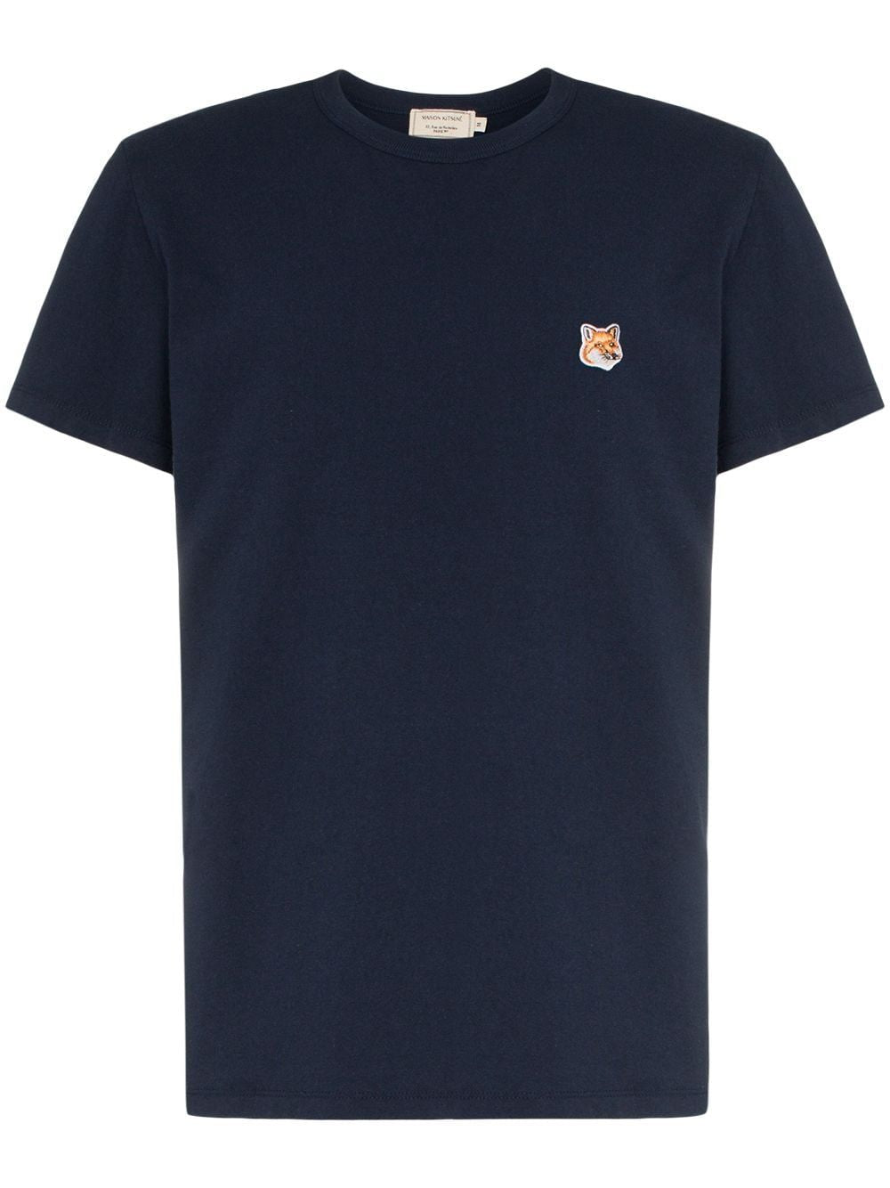 NAVY MAISON KITSUNÉ FOX HEAD PATCH CLASSIC TEE-SHIRT