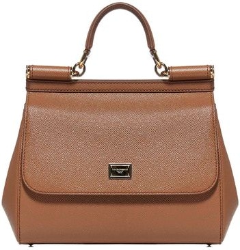 Dolce & Gabbana Nude Pink Mini Miss Sicily Bag in Natural