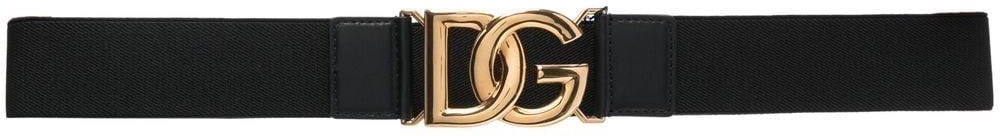 8G939 DOLCE & GABBANA Elastic logo belt+Vit.li
