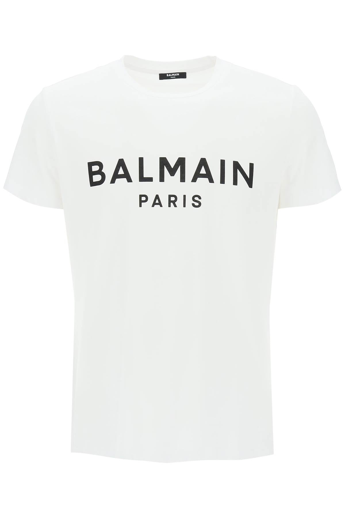 WHITE BL BALMAIN BALMAIN PRINTED T-SHIRT STRAIGHT FIT