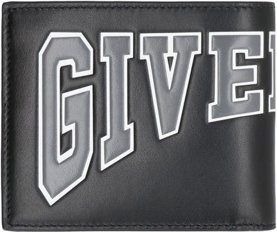 001 GIVENCHY LEATHER FLAP-OVER WALLET