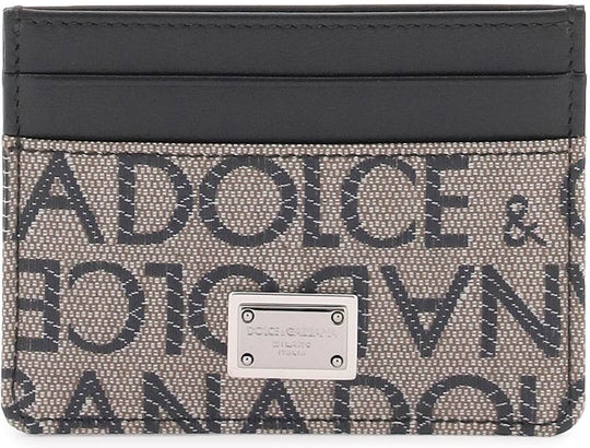 Dolce & Gabbana Logo-plaque Cardholder in Black for Men