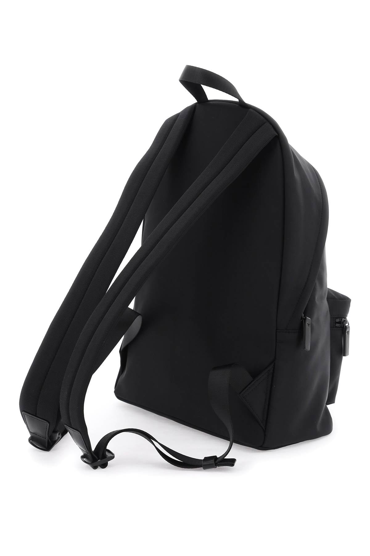 BLACK DSQUARED2 ICON NYLON BACKPACK (BPM010011703199) | LOZURI