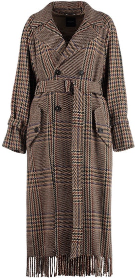 001 WEEKEND MAX MARA CARTONE BELTED DOUBLE-BREASTED COAT