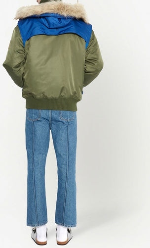 522 JW ANDERSON RELAXED BOMBER JACKET WITH DETACHABLE HO