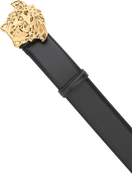 Belts Versace - Palazzo leather belt with Medusa buckle