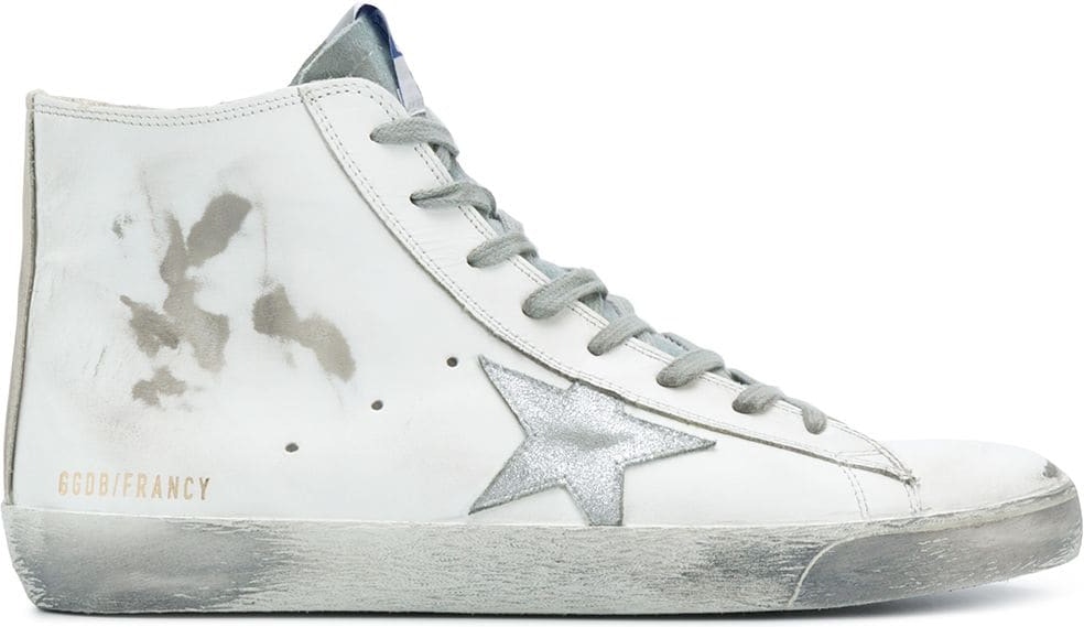 10274 GOLDEN GOOSE FRANCY CLASSIC LEATHER HIGH-TOP SNEAKERS