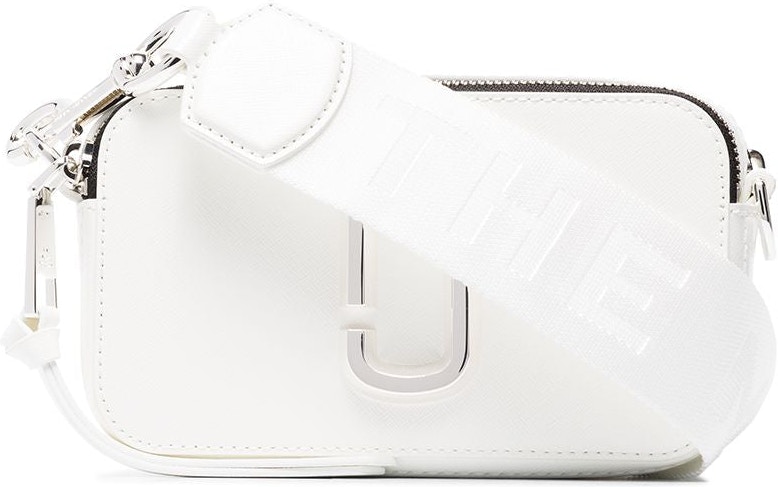 MARC JACOBS: The Snapshot leather bag - White