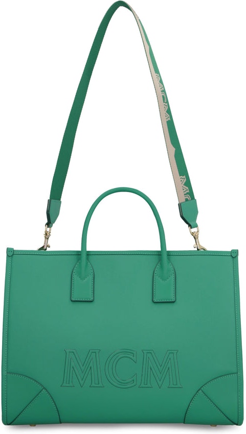 MCM Munchen - Tote bag for Woman - Green - MWTCSSX01-J8