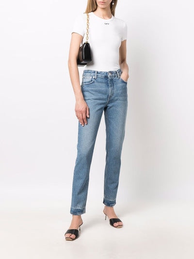 4501 OFF-WHITE faded-effect Skinny Jeans