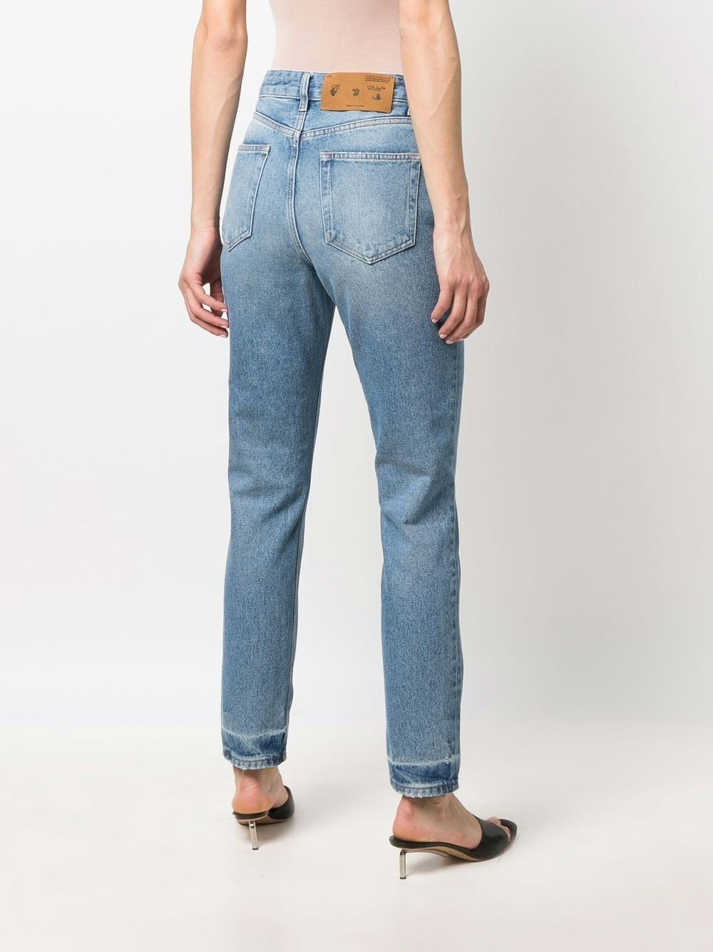 4501 OFF-WHITE faded-effect Skinny Jeans