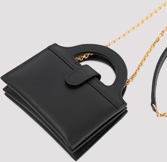 Locò Micro Bag In Calfskin Leather With Chain for Woman in Light