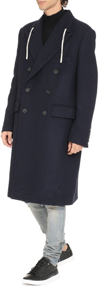 4610 PALM ANGELS DOUBLE-BREASTED COAT
