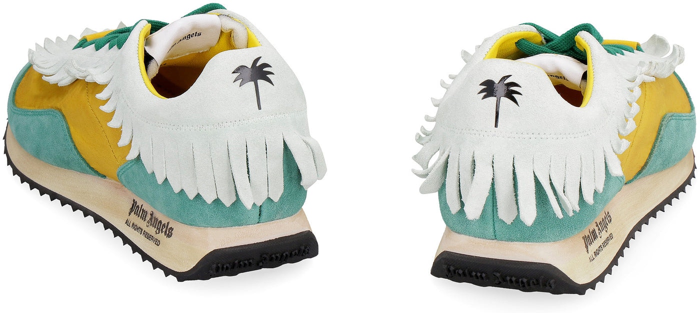 1855 PALM ANGELS FRINGED LOW-TOP SNEAKERS